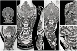 Shiva meditating tattoo idea