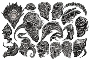 ocean of mind power tattoo idea