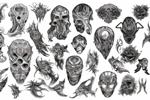 ocean of mind power tattoo idea