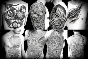 action sport inspired tattoo idea