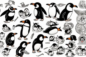 pingouin japan tattoo idea