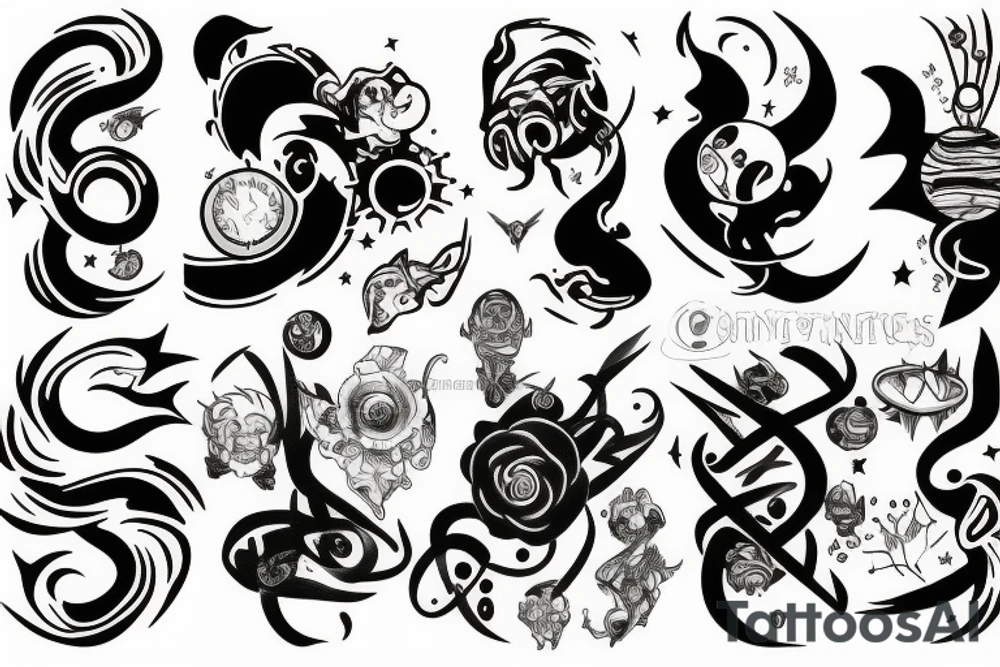 infinite universe tattoo idea