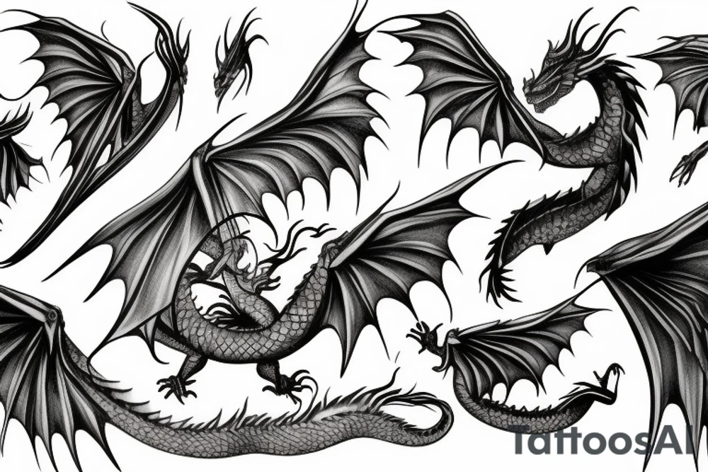 Dragon Wings tattoo idea