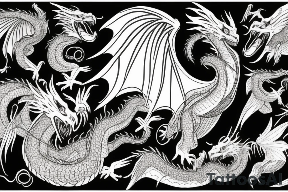 The Wings of a Dragon tattoo idea