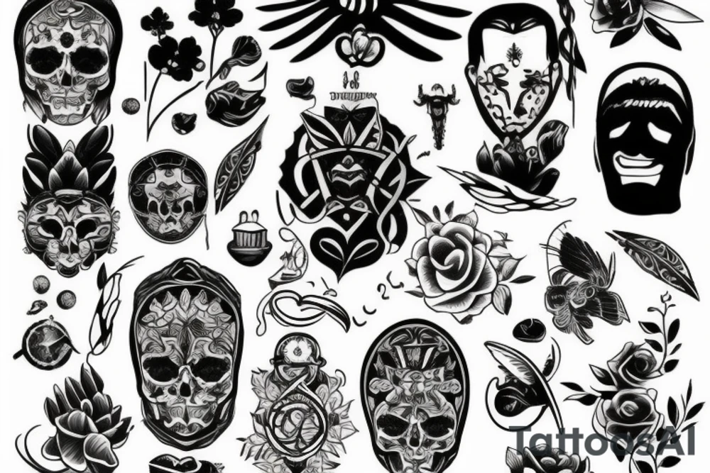 Skandináv mitológia és motívumok tattoo idea