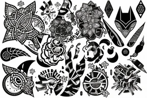 Skandináv mitológia és motívumok tattoo idea