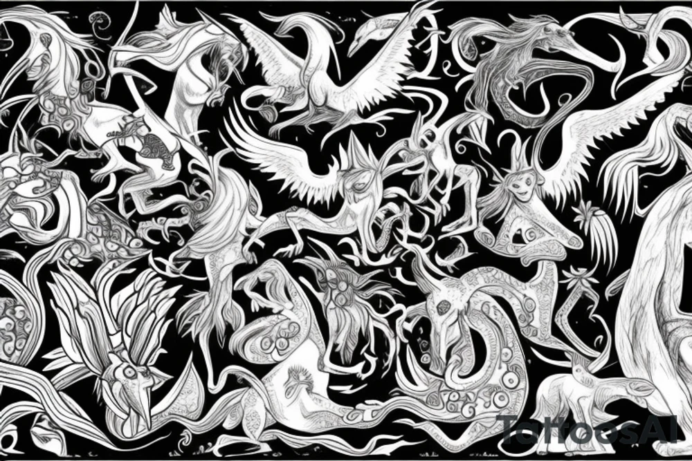 Mythical Creature tattoo idea