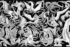 Mythical Creature tattoo idea