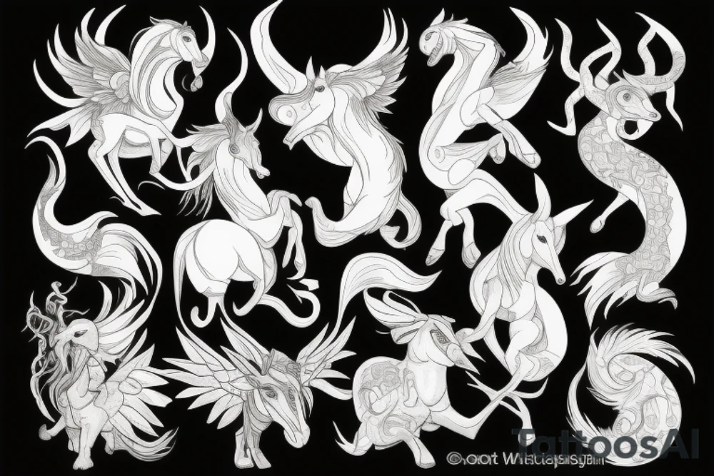 Mythical Creature tattoo idea