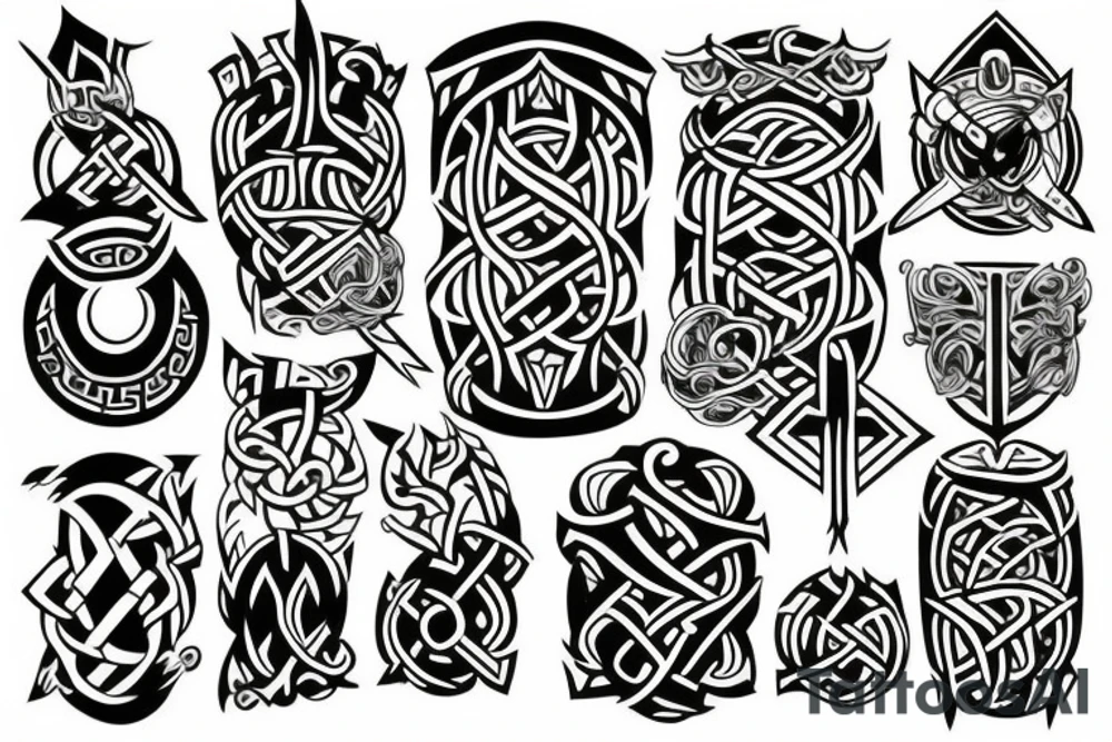 Viking tattoo idea