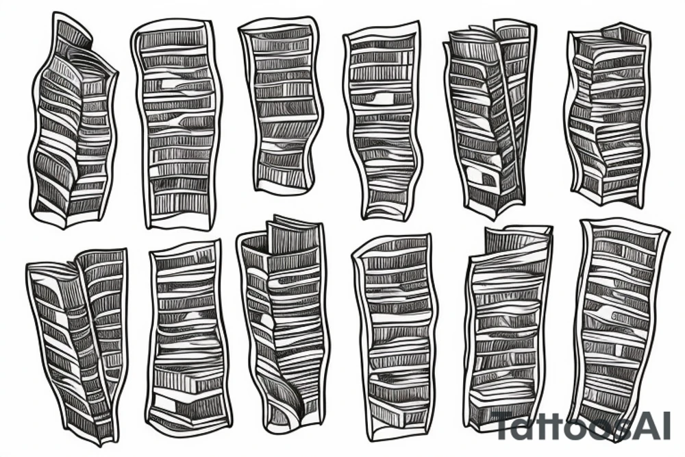 Reading books in space tattoo idea