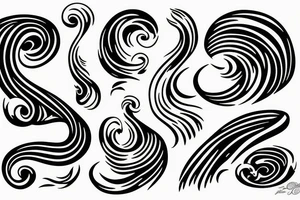 Waves tattoo idea