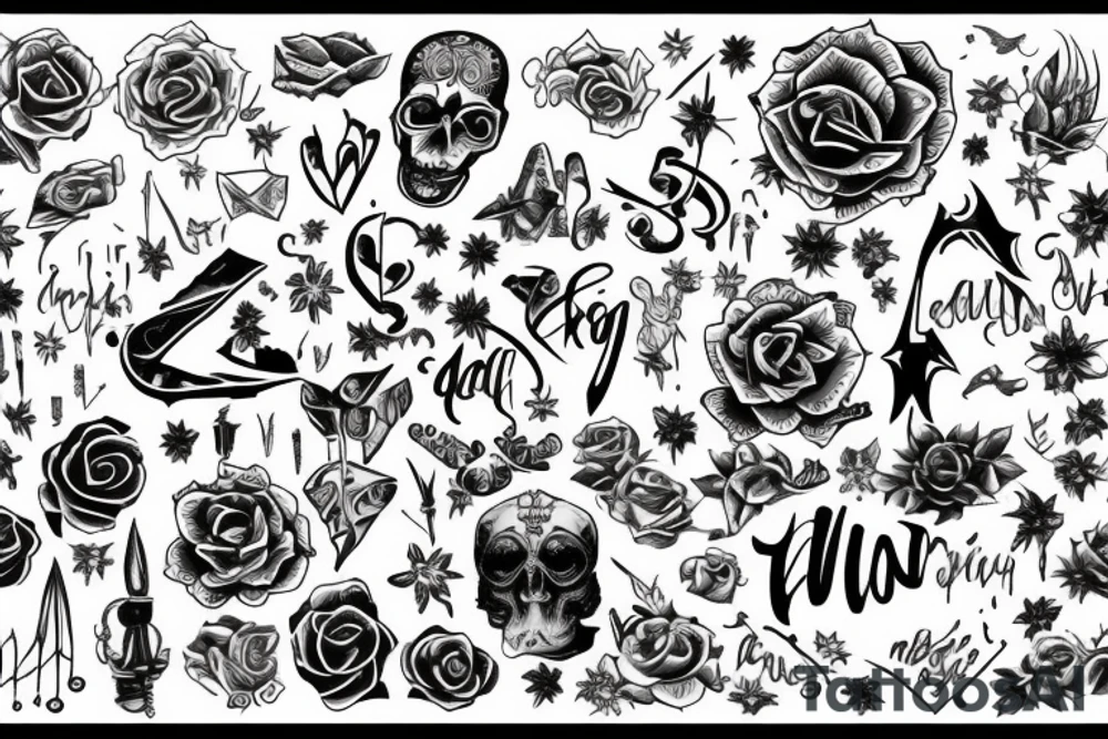 Writing saying ‘ss6’ tattoo idea