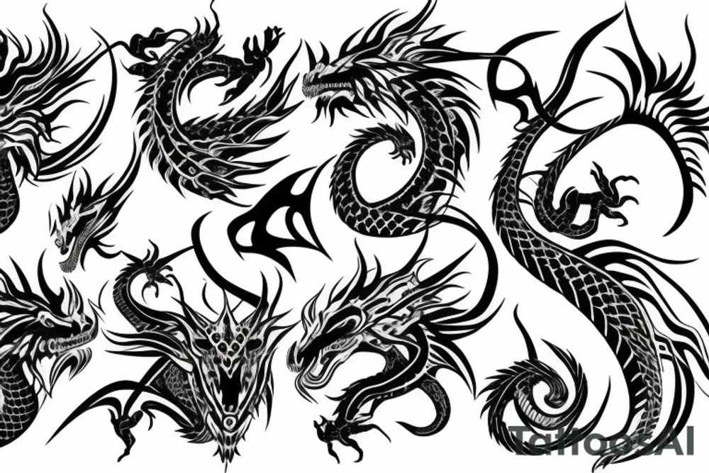 Dragon tattoo idea