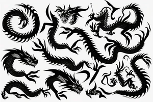 Dragon
Modern tattoo idea