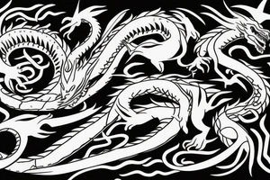 Dragon
Modern tattoo idea