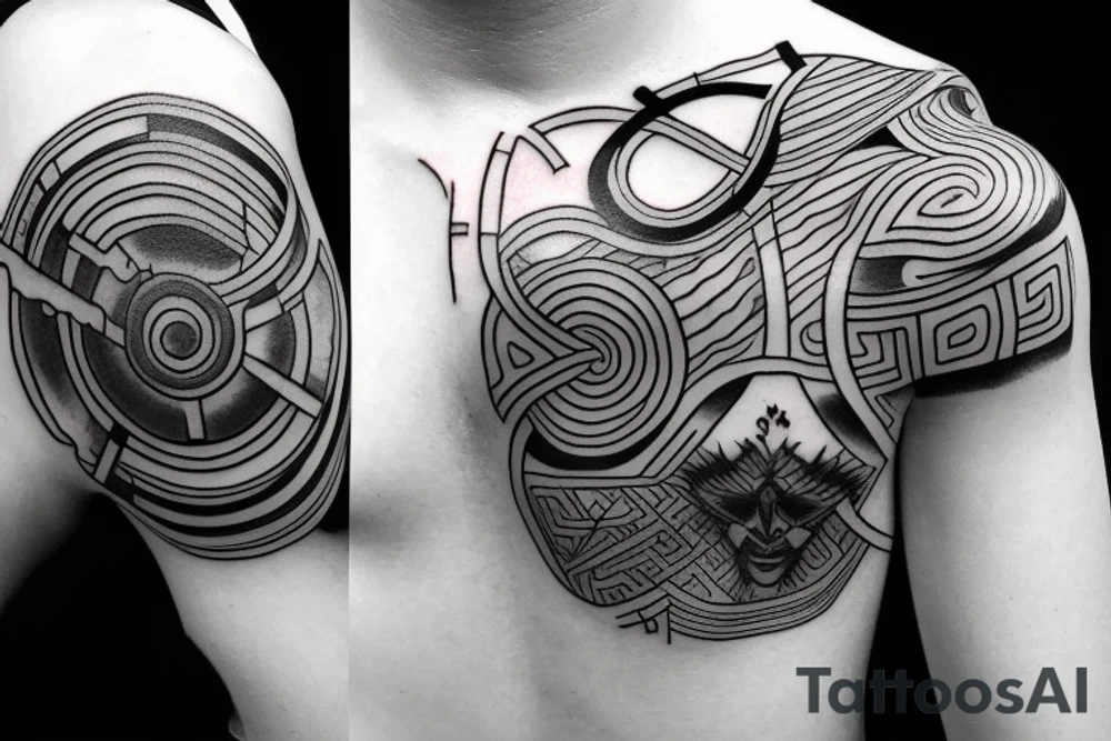 Pagan, universe, mythology tattoo idea