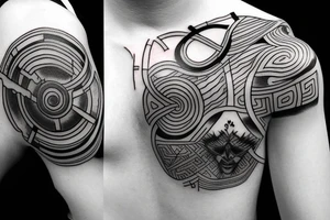 Pagan, universe, mythology tattoo idea