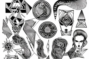 geometric stańczyk tattoo idea