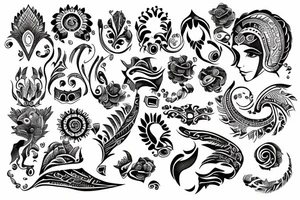 Armband Tattoo with Indian Touch tattoo idea