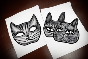 Ford cat
basketball 
masks tattoo idea