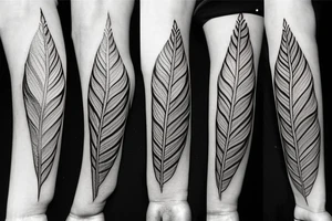 excalibur sword with leaves and fire and dust around on the forearm tattoo idea
