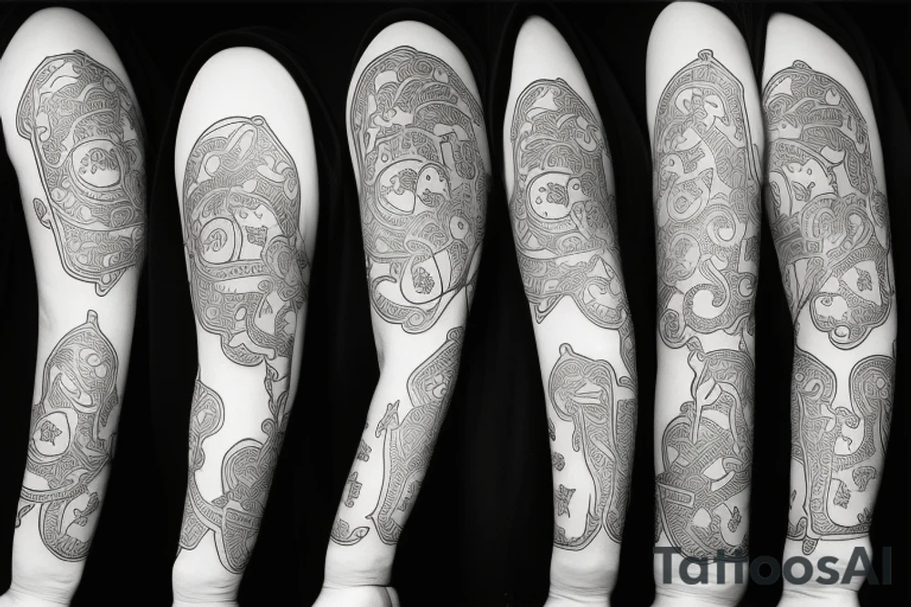 The power of three friends tattoo idea