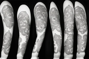 The power of three friends tattoo idea