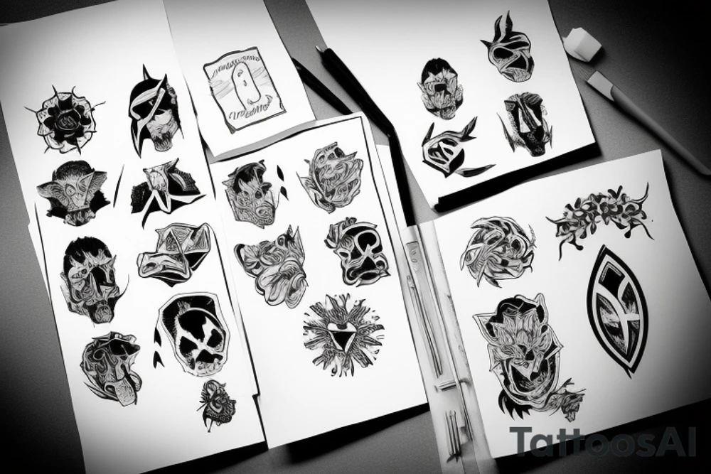 The power of three friends tattoo idea
