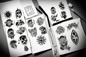 The power of three friends tattoo idea