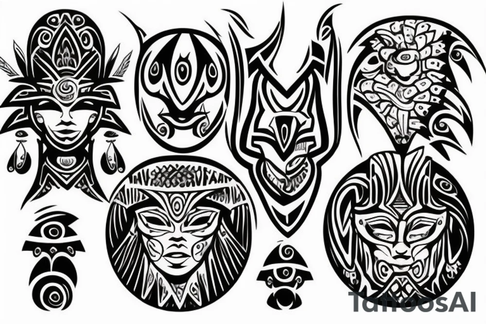 The power of three friends tattoo idea
