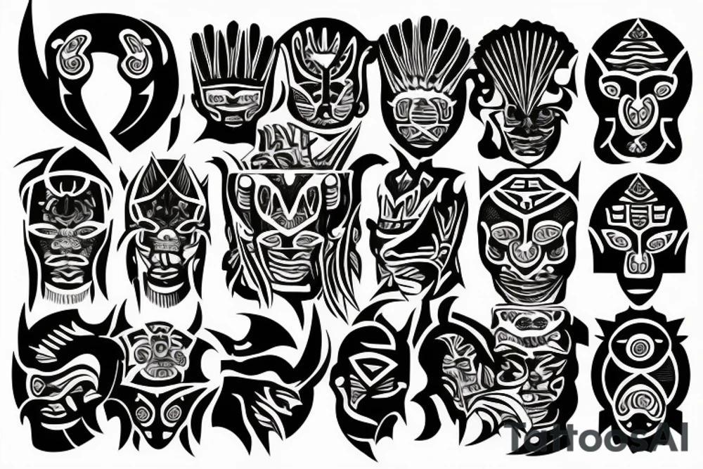 The power of three friends tattoo idea