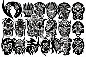 The power of three friends tattoo idea