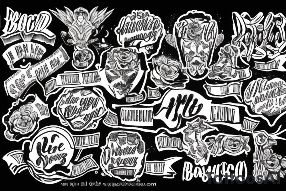 Blessed boxing tattoo idea