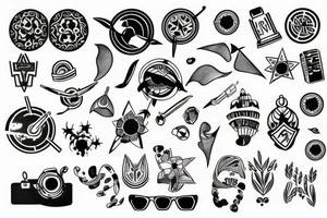 Travelling tattoo idea