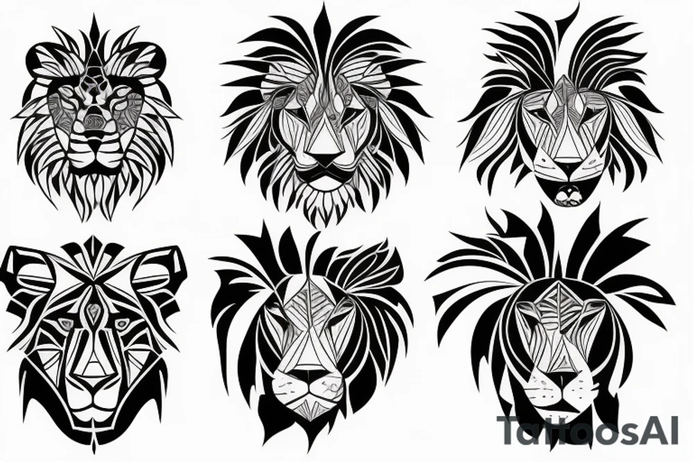lion tattoo idea