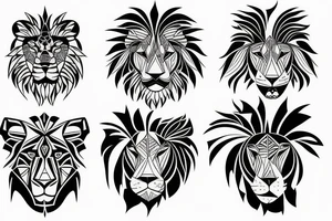 lion tattoo idea