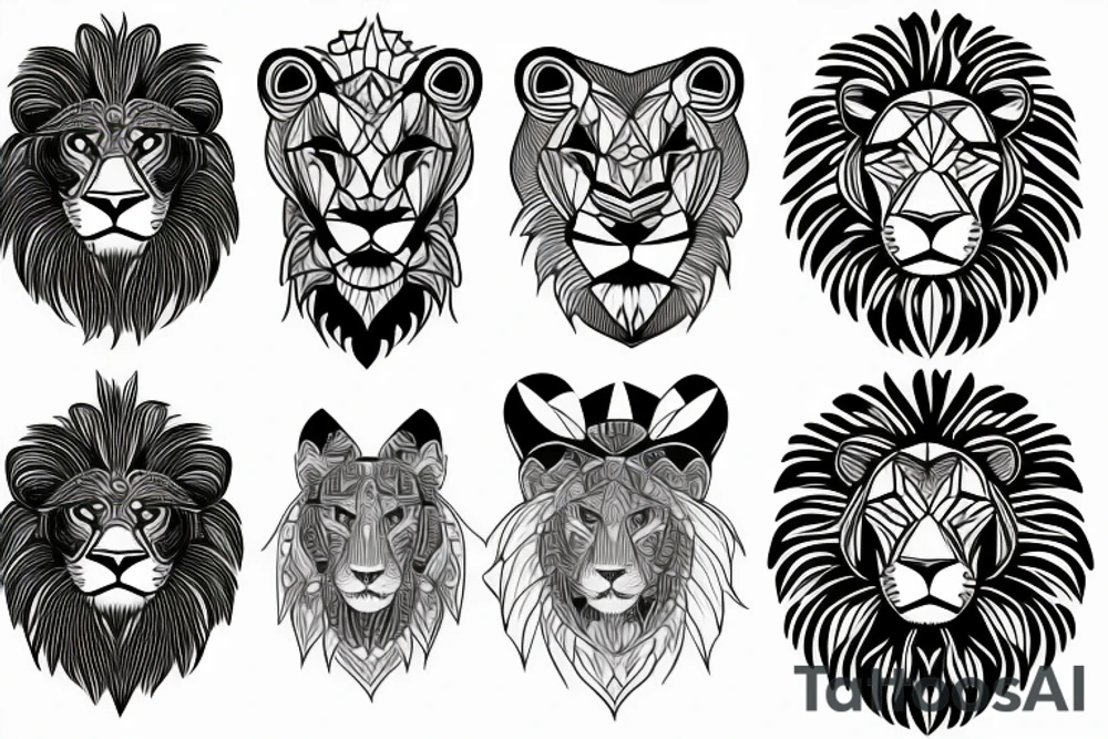 lion tattoo idea