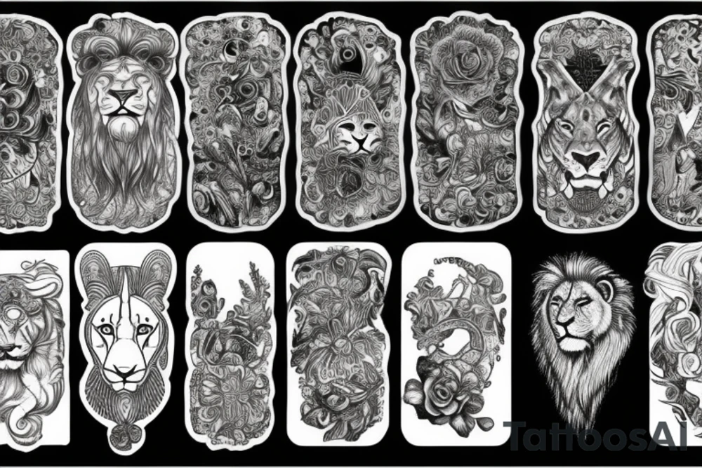 lion tattoo idea