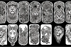 lion tattoo idea