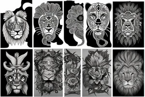 lion tattoo idea