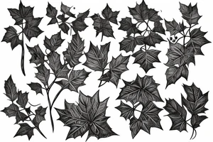 Dionysus statue Ivy leaves tattoo idea
