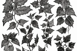 Dionysus statue Ivy leaves tattoo idea