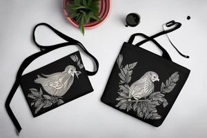 a bag with a kiwi bird on it tattoo idea