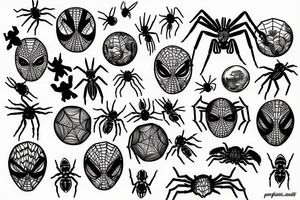 spider planet tattoo idea