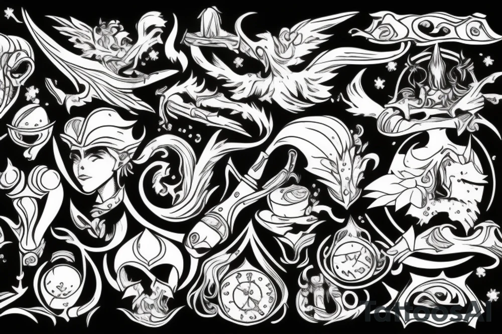 Chef in a fantasy setting tattoo idea