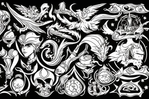 Chef in a fantasy setting tattoo idea