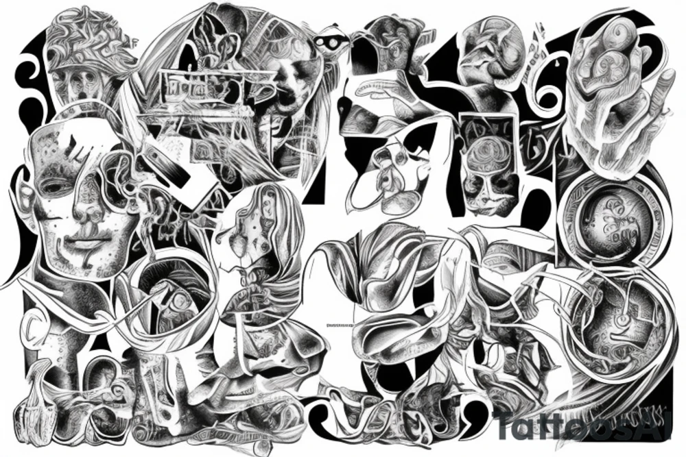 ddrugs and philosophy. twin tattoo tattoo idea