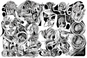 ddrugs and philosophy. twin tattoo tattoo idea