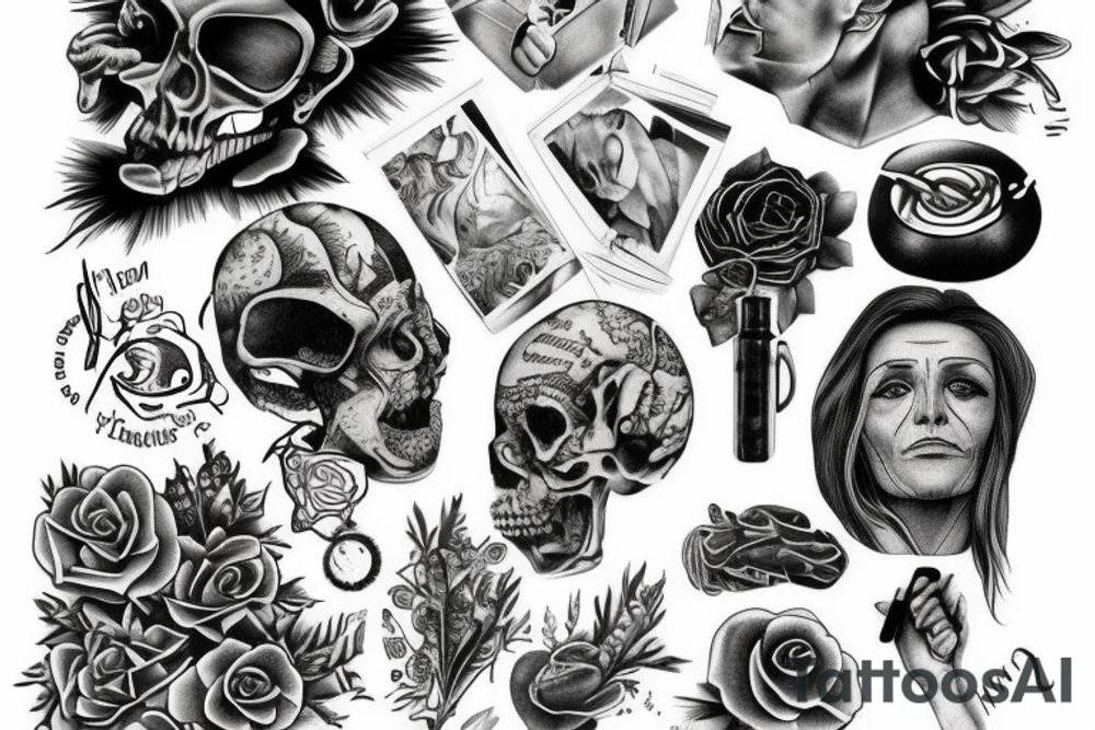 drugs and philosophy. twin tattoo tattoo idea